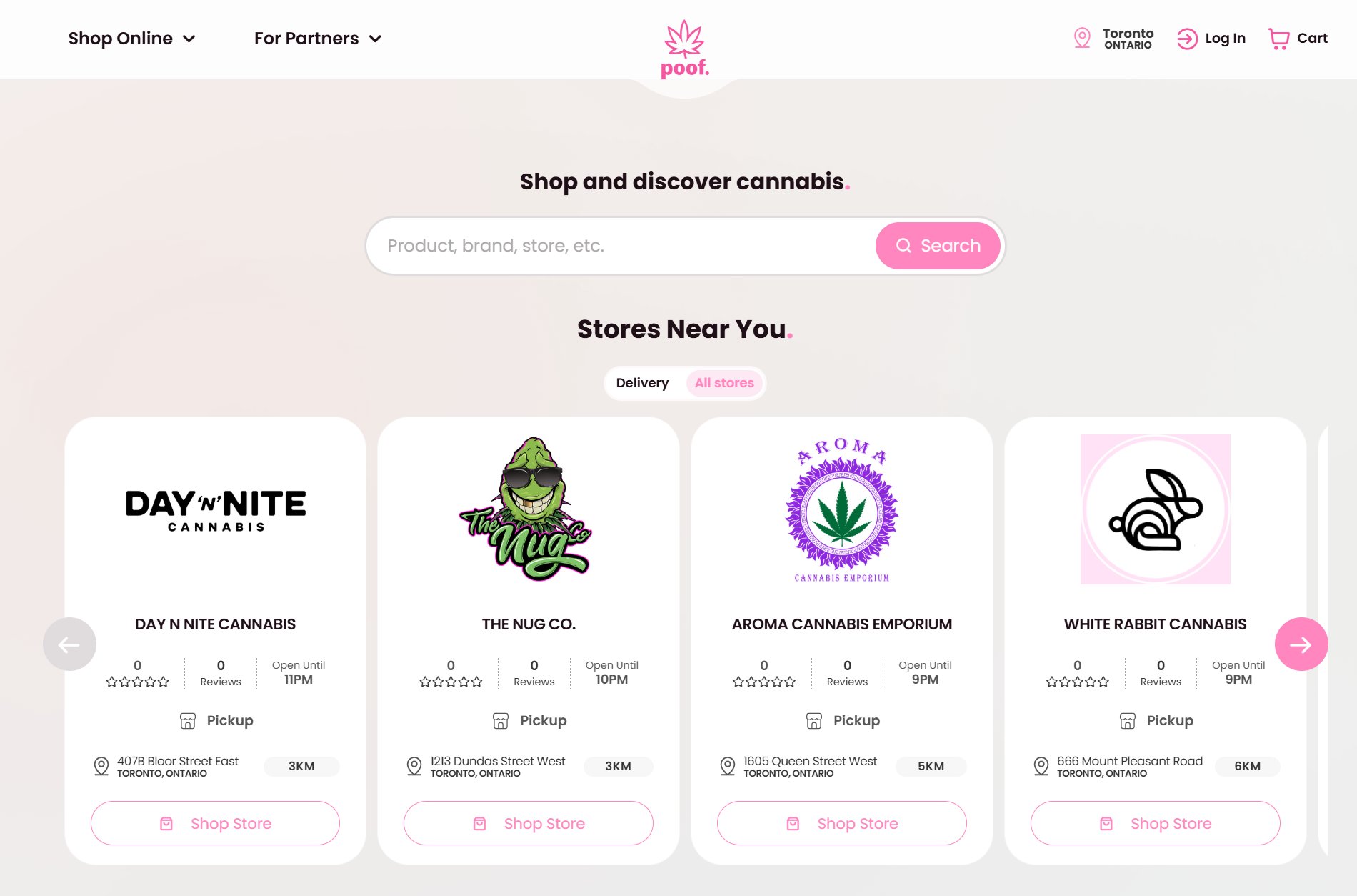 Poof Marketplace - Stores Near You
